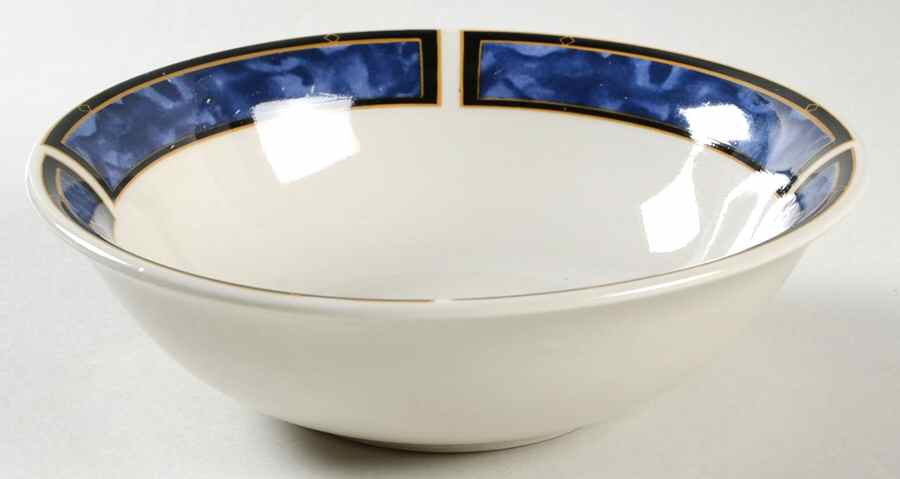 Royal Duchess Blue (Stoneware) Coupe Cereal Bowl by Gibson Designs-1