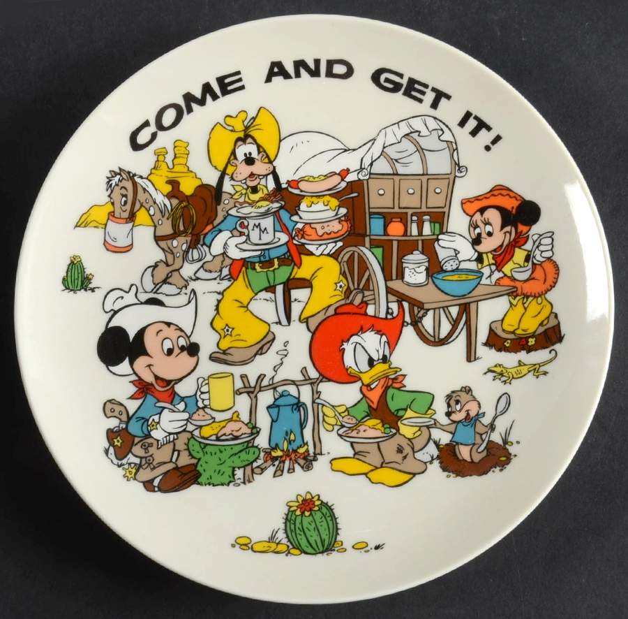 Come and Get It Child's Plate by Gorham-1