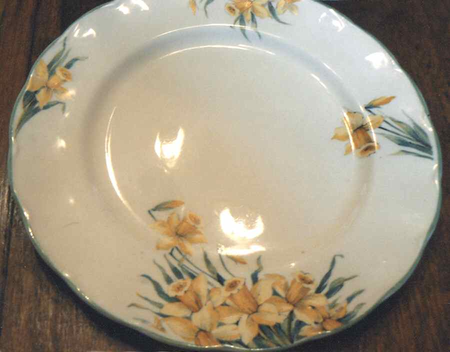 Vine (Floral) Salad Plate by Grindley-1