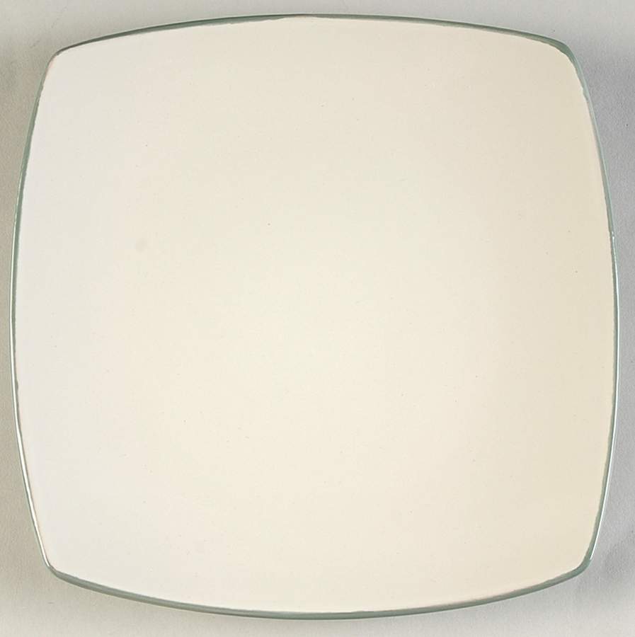 Soho Lounge Two Tone Celadon Salad Plate by Gibson Designs-1