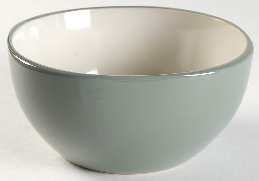 Soho Lounge Two Tone Celadon Soup/Cereal Bowl by Gibson Designs-1