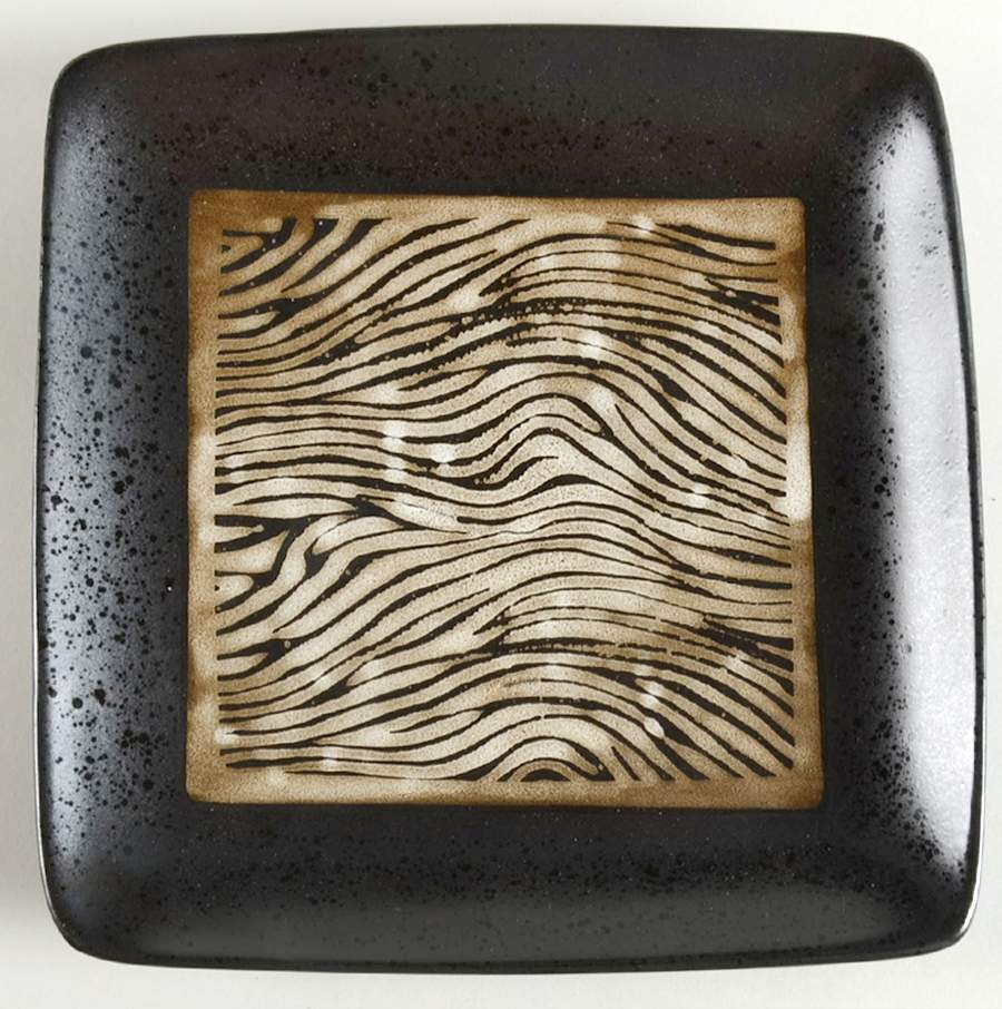 Mountain Zebra Salad Plate by Gibson Designs-1