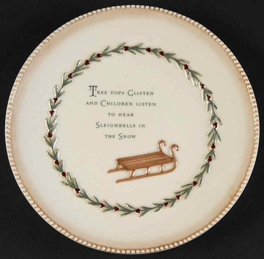 Good Tidings Canape Plate by Grasslands Road-1