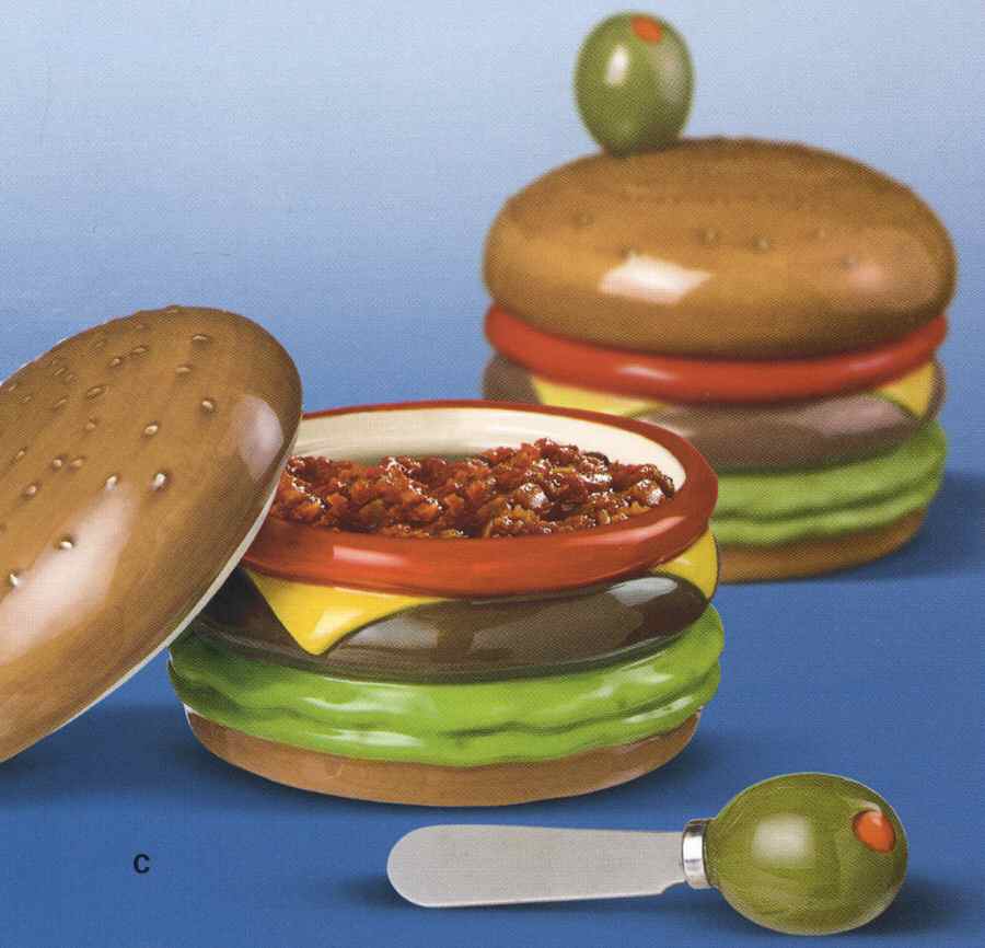 Backyard Bbq Dip Bowl & Lid with Spreader Set by Grasslands Road-1