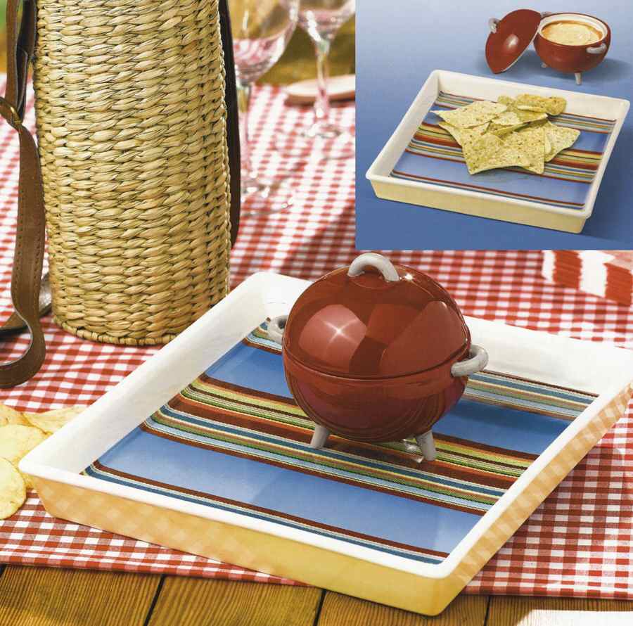 Backyard Bbq Dip Bowl & Lid for 3pc Chip/Dip Set by Grasslands Road-1