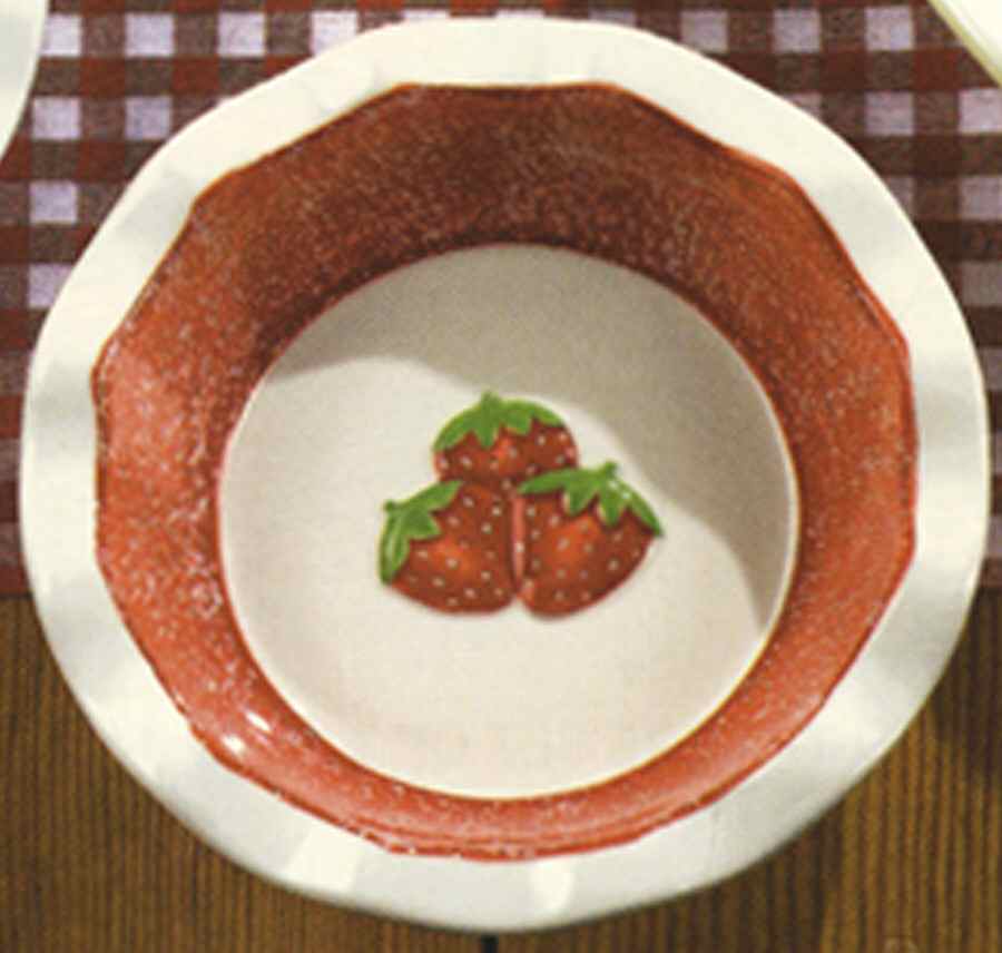 Backyard Bbq Fruit/Dessert (Sauce) Bowl by Grasslands Road-1