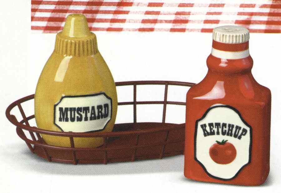 Backyard Bbq Figural Salt and Pepper Set by Grasslands Road-1