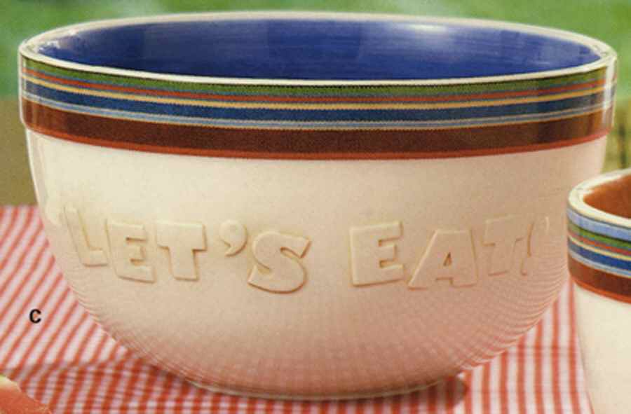 Backyard Bbq 8" Salad Serving Bowl by Grasslands Road-1