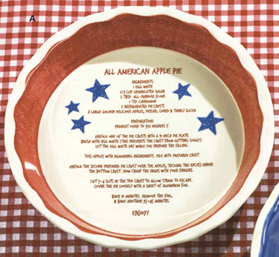 Backyard Bbq 10" Pie Baking Plate by Grasslands Road-1