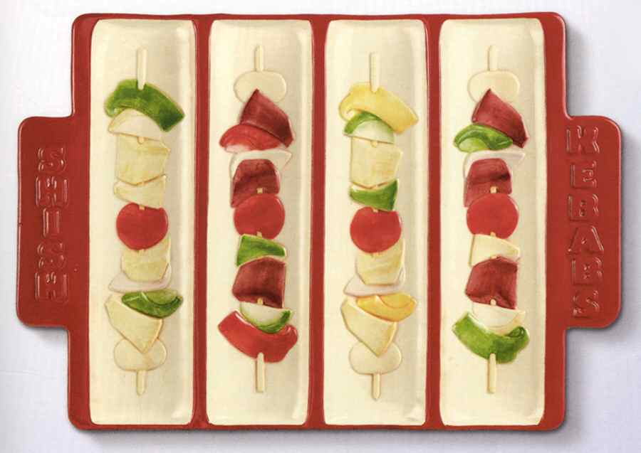 Backyard Bbq 14" Rectangular Serving Platter by Grasslands Road-1