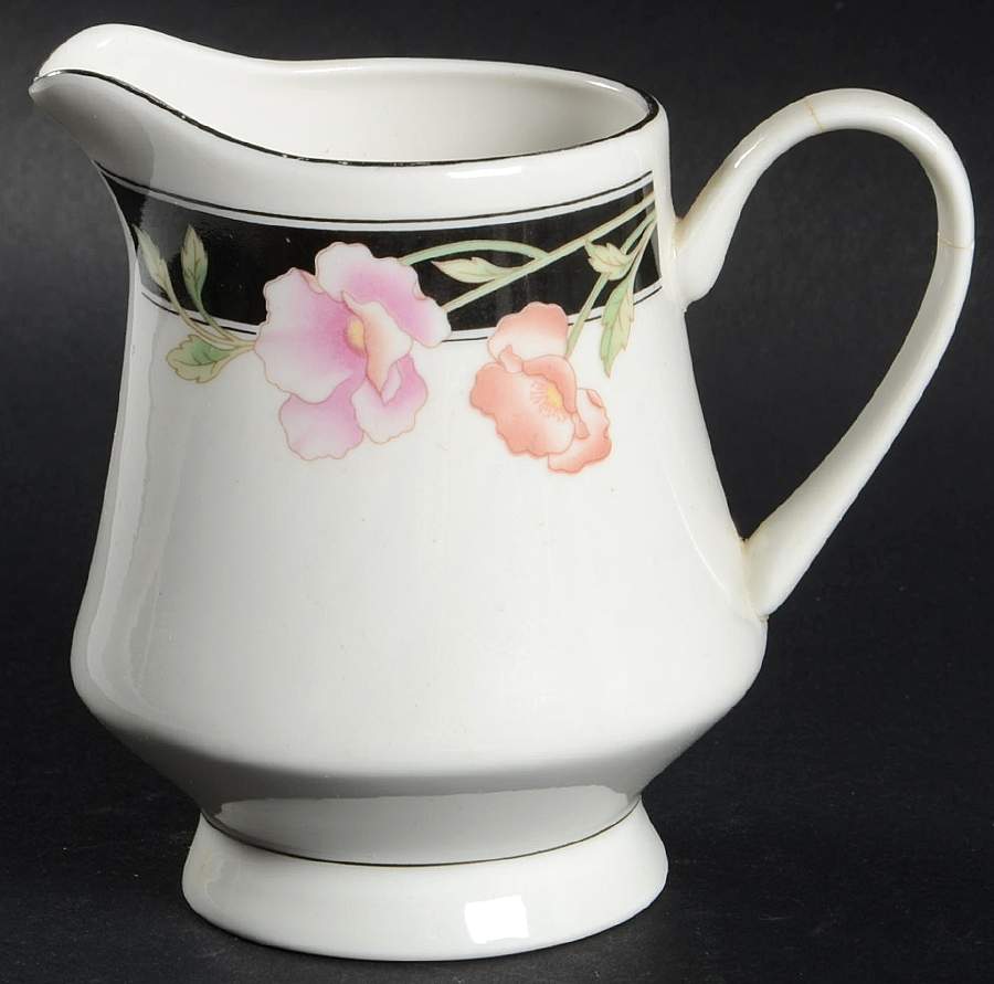 Black Satin Creamer by Gibson Designs-1