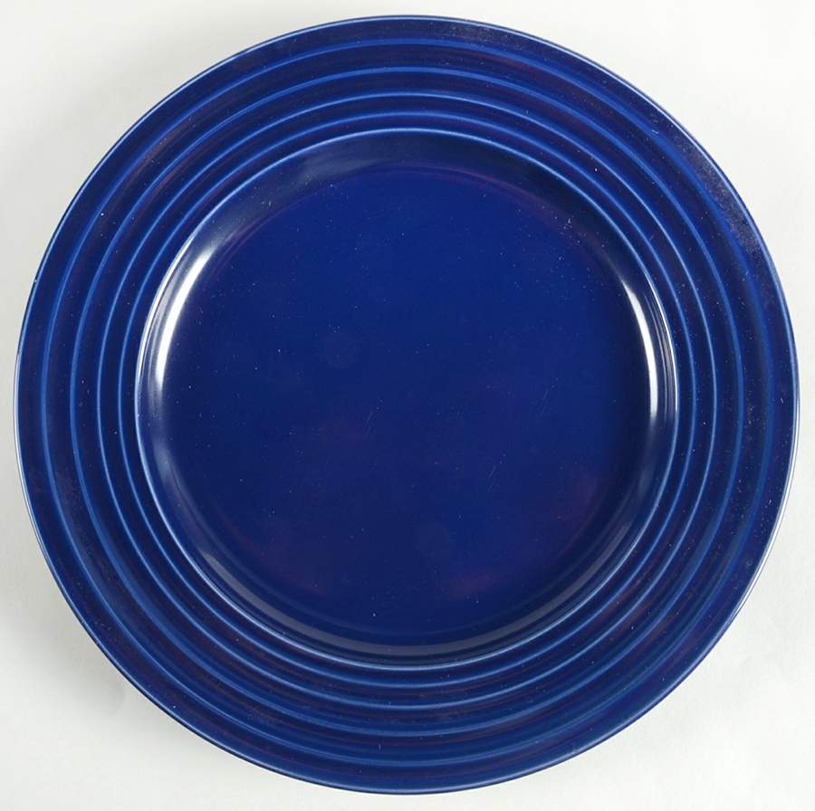 Stanza Cobalt Blue Dinner Plate by Gibson Designs-1