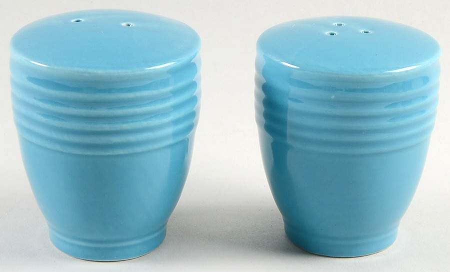 Stanza Turquoise Salt & Pepper Set by Gibson Designs-1
