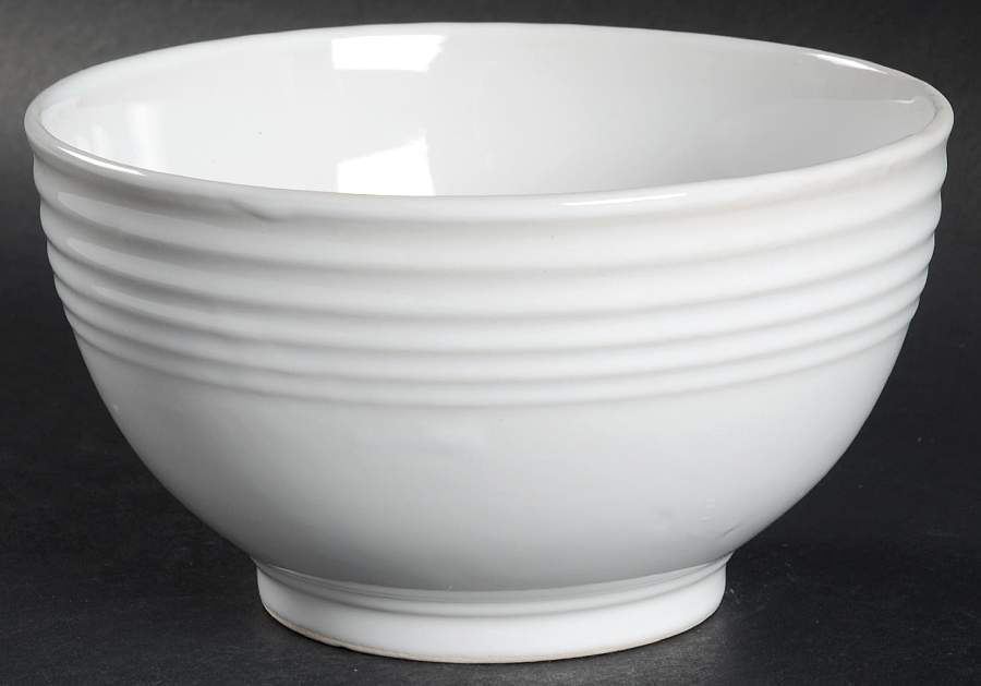 Stanza White Soup/Cereal Bowl by Gibson Designs-1