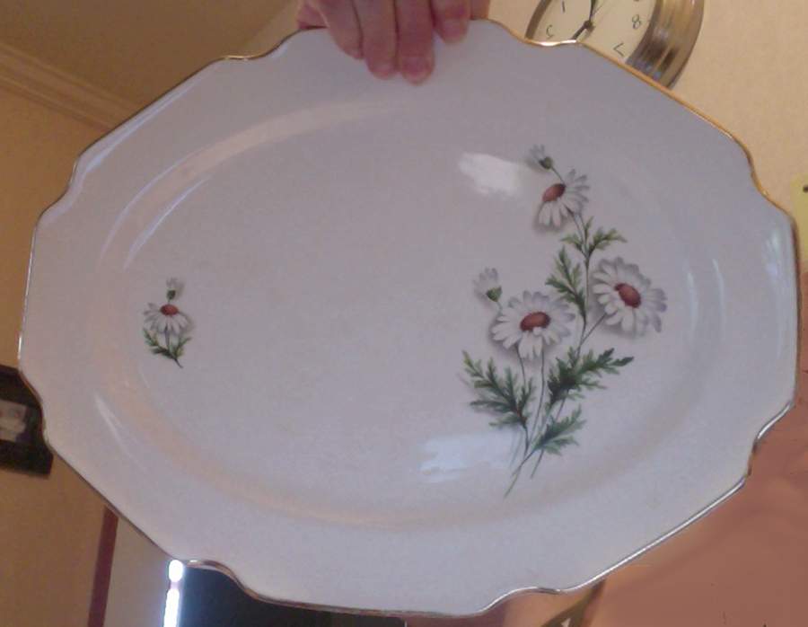 GRG32 14" Oval Serving Platter by Georgian China-1
