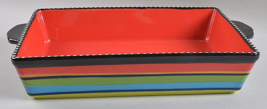 Pueblo Springs 16" Rectangular Baker by Gibson Designs-1