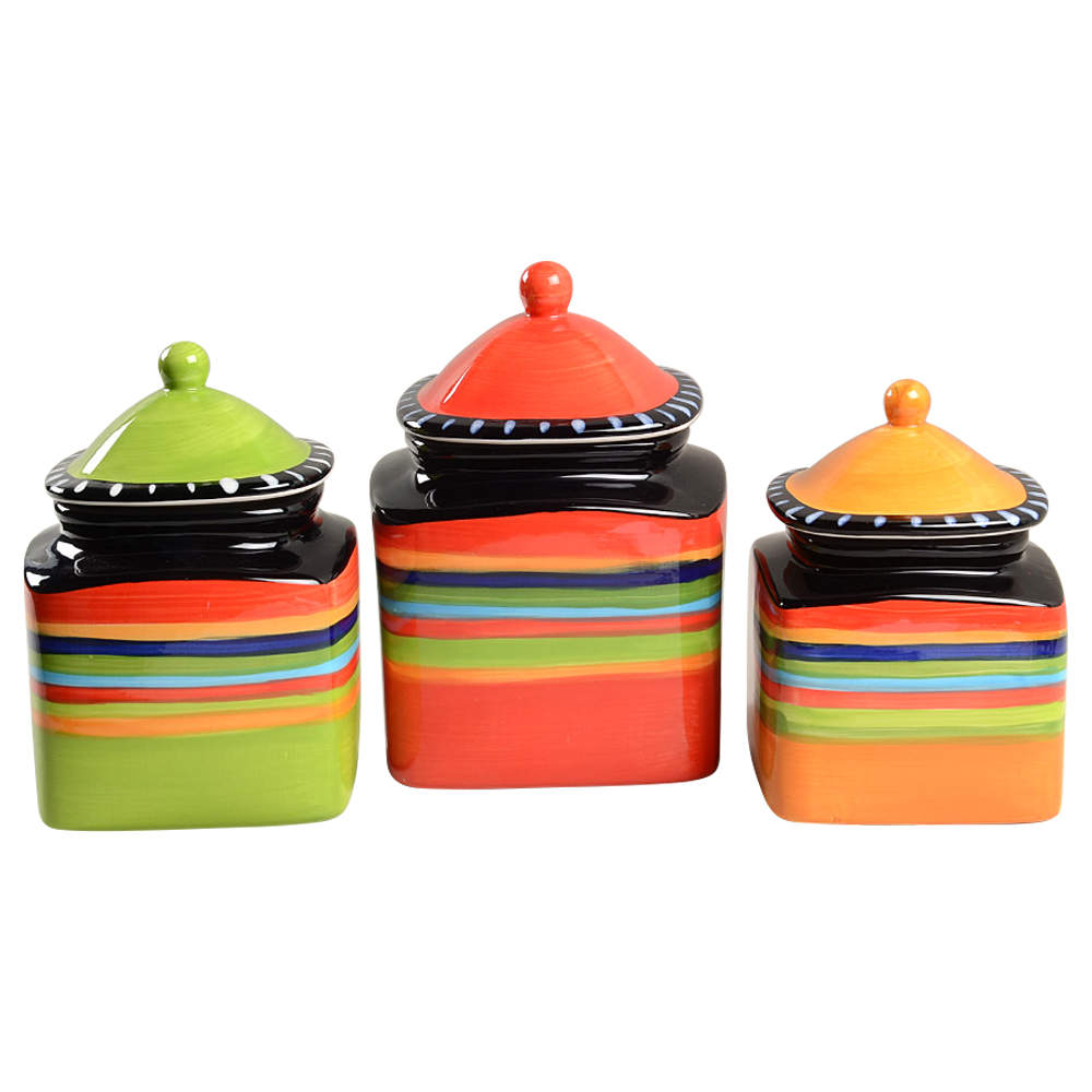 Pueblo Springs (3 Piece) Canister Set (Box Set) by Gibson Designs-1