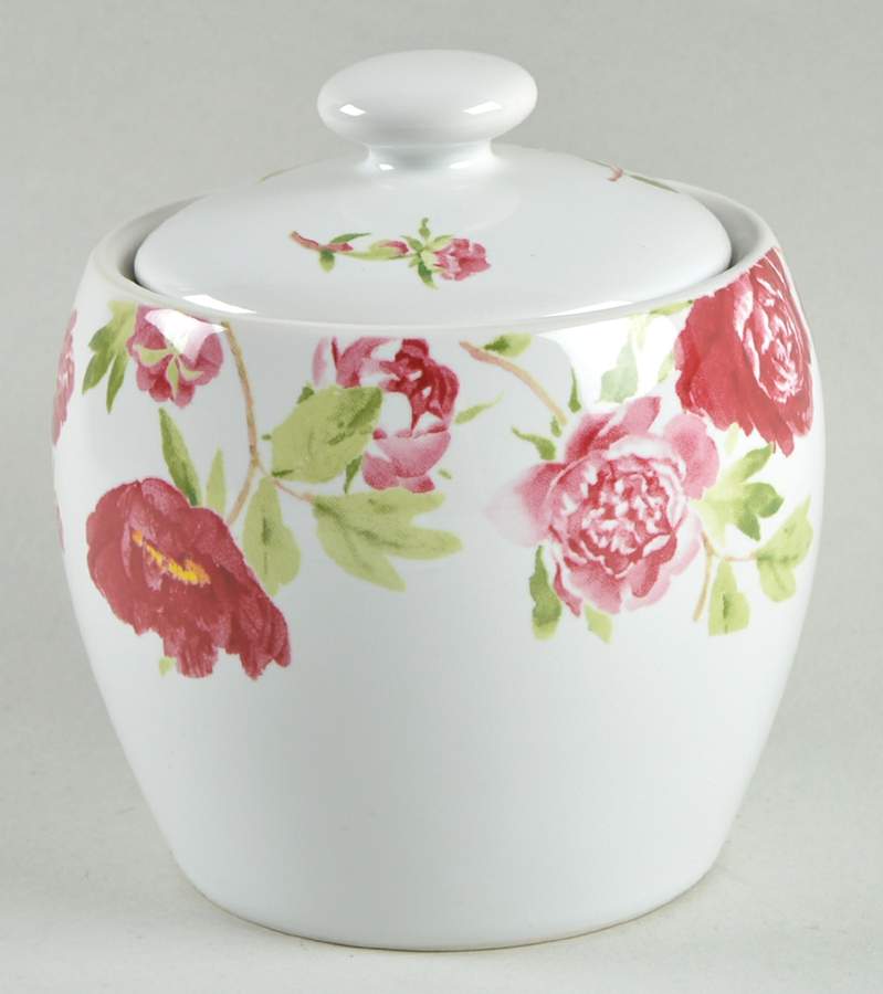 Blossoming Rose Sugar Bowl & Lid by Gorham-1