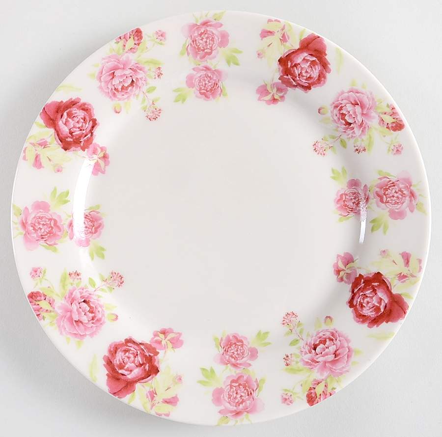 Blossoming Rose Salad Plate by Gorham-1