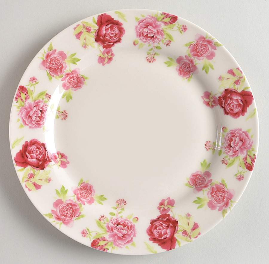 Blossoming Rose Salad Plate by Gorham-1