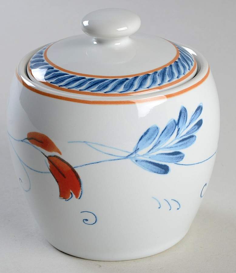 Spanish Botanica Sugar Bowl & Lid by Gorham-1