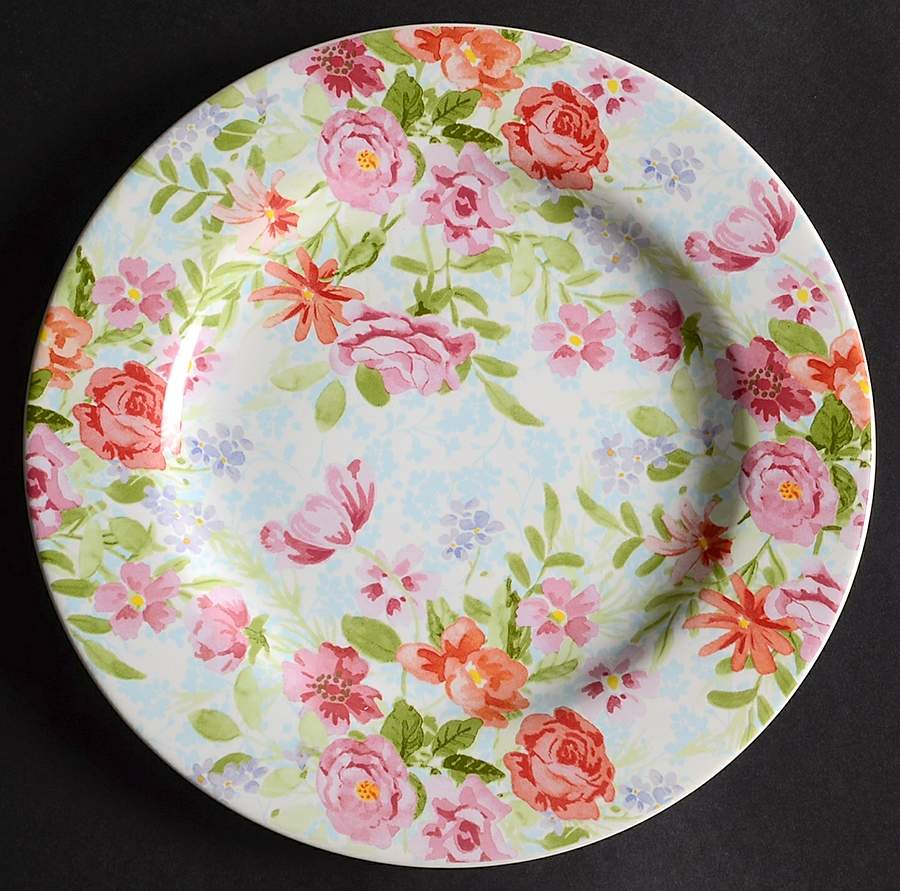 Spring Bouquet Salad Plate by Gorham-1