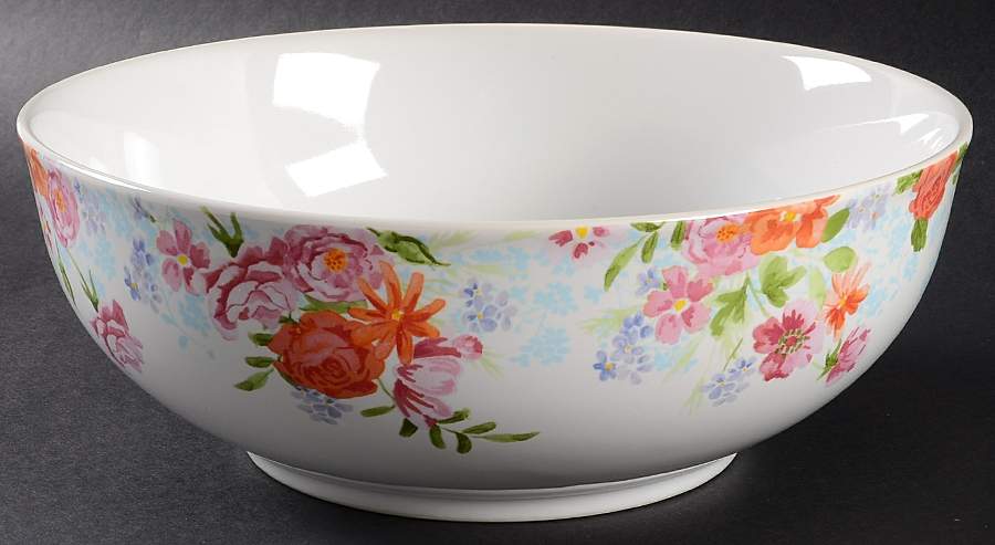 Spring Bouquet 9" Round Vegetable Bowl by Gorham-1