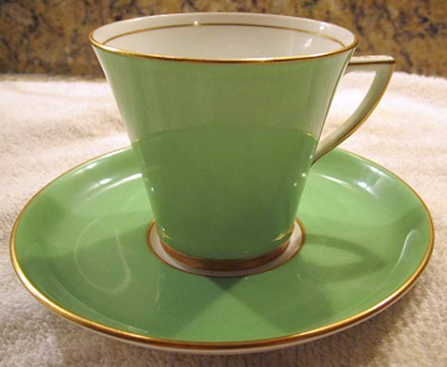 8145 (Various Colors) Flat Cup & Saucer Set by Grosvenor-1