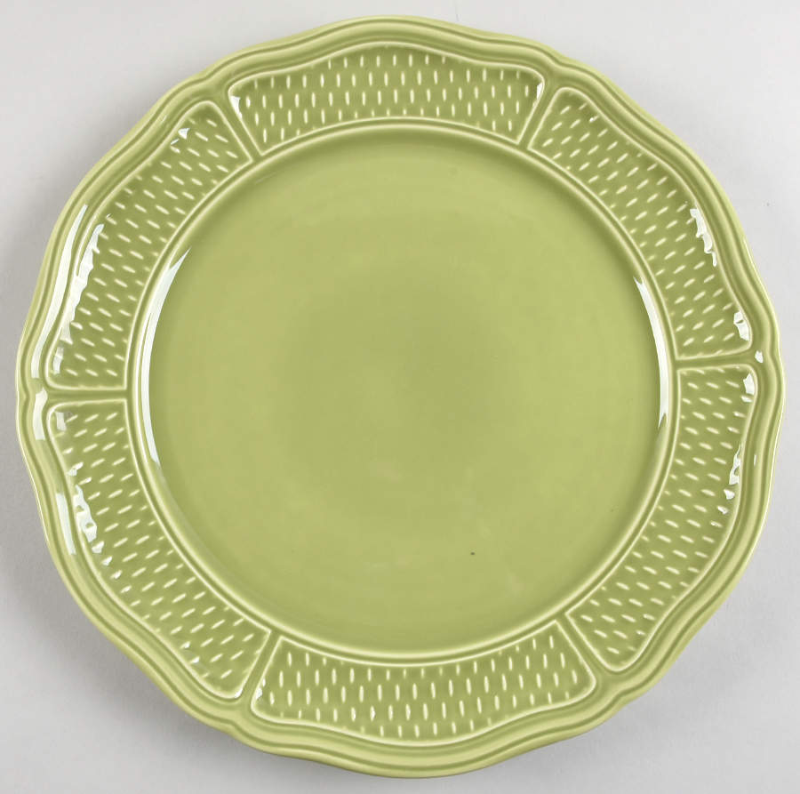 Pont Aux Choux Green Service Plate (Charger) by Faiencerie De Gien-1
