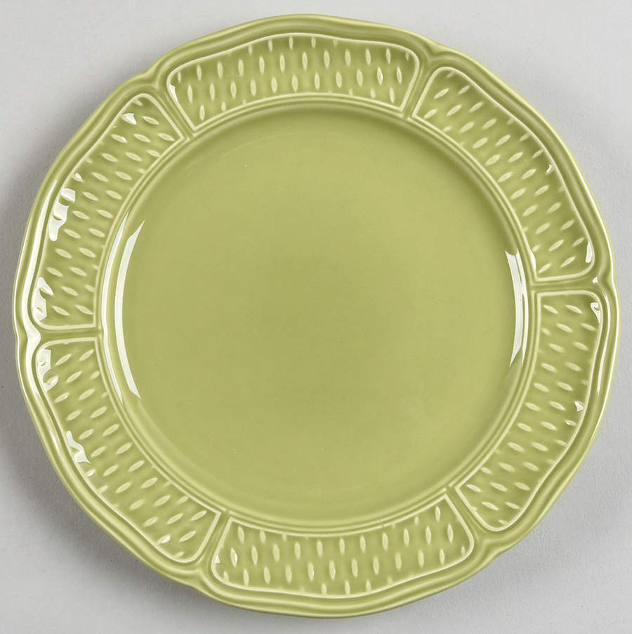 Pont Aux Choux Green Canape Plate by Faiencerie De Gien-1