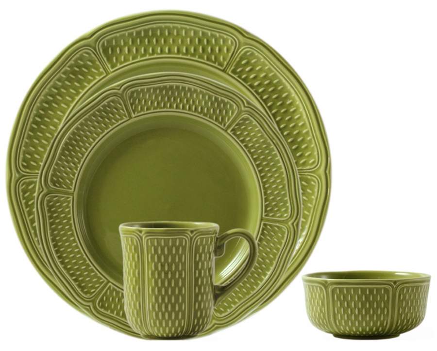 Pont Aux Choux Green Dinner Plate by Faiencerie De Gien-1