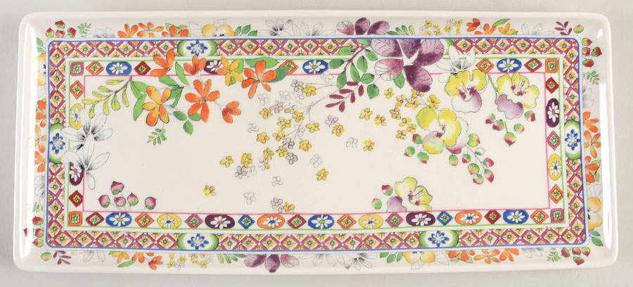 Bagatelle Oblong Tray 14" by Faiencerie De Gien-1