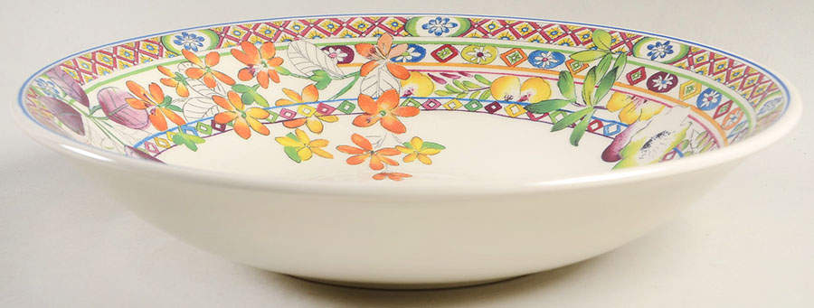 Bagatelle 8" Soup/Pasta Bowl by Faiencerie De Gien-1