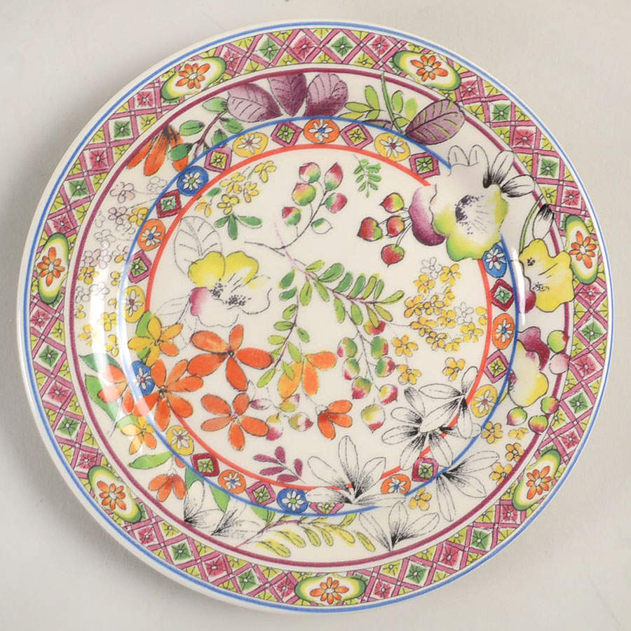 Bagatelle Canape Plate by Faiencerie De Gien-1