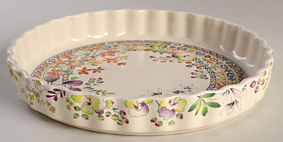 Bagatelle 11'' Quiche by Faiencerie De Gien-1