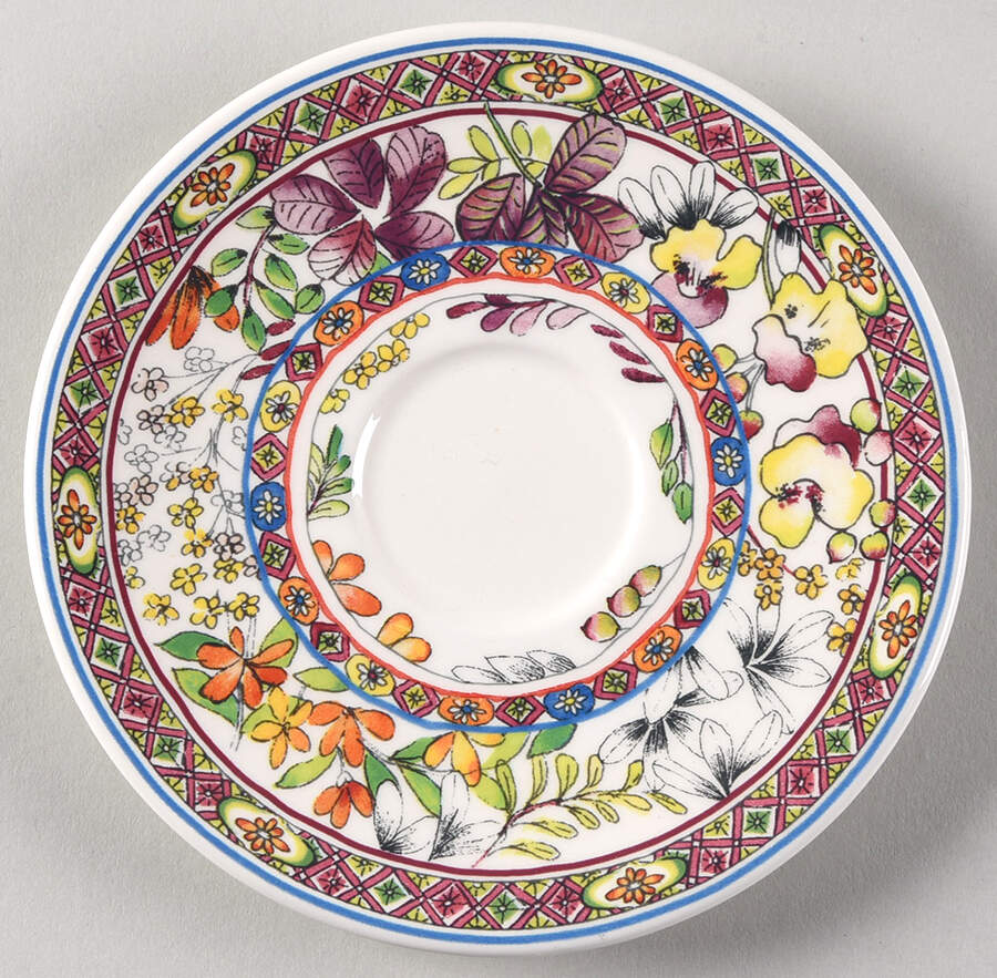 Bagatelle Saucer for Demitasse Cup by Faiencerie De Gien-1