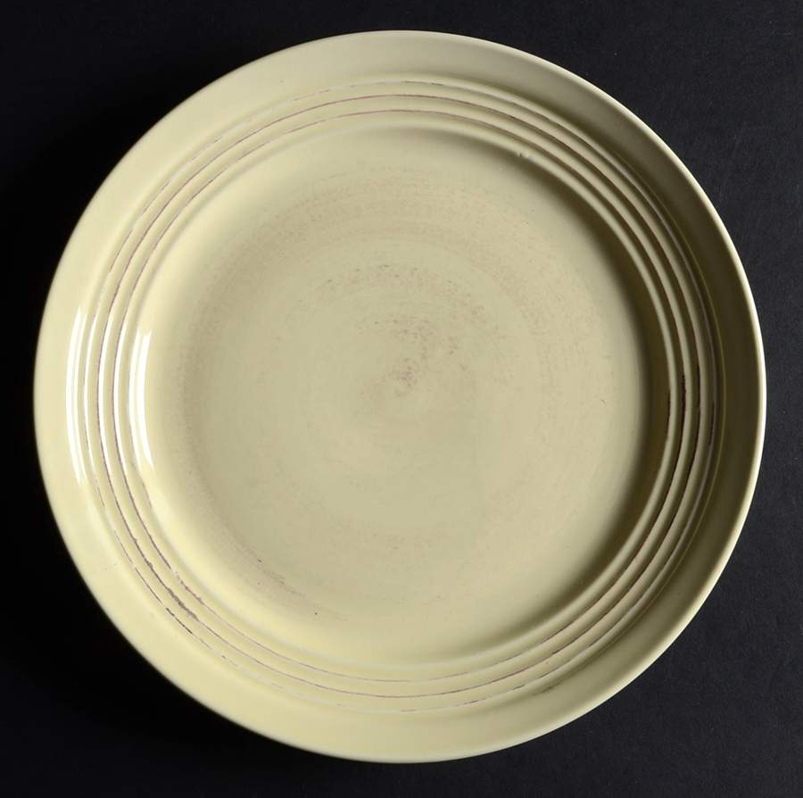 GID193 Yellow Dinner Plate by Gibson Designs-1