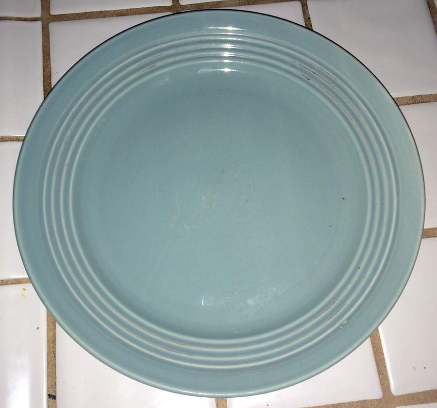 GID193 Blue Green Dinner Plate by Gibson Designs-1