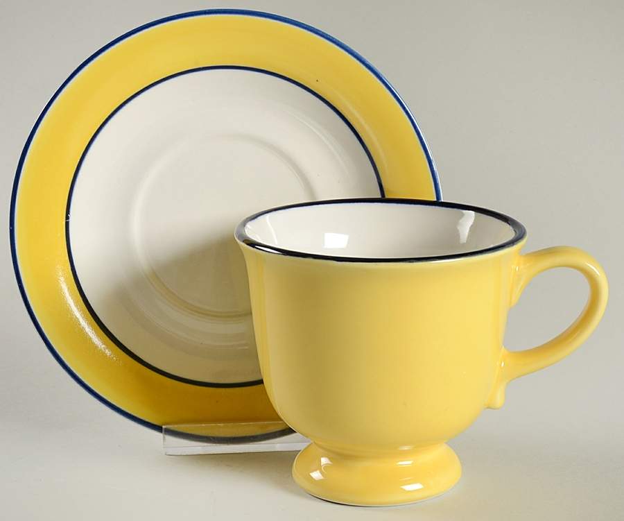 GID348 Footed Cup & Saucer Set by Gibson Designs-1