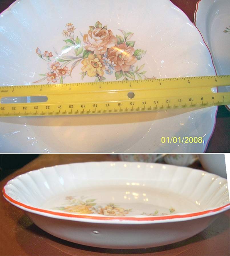 GEO571 9" Round Vegetable Bowl by WS George-1
