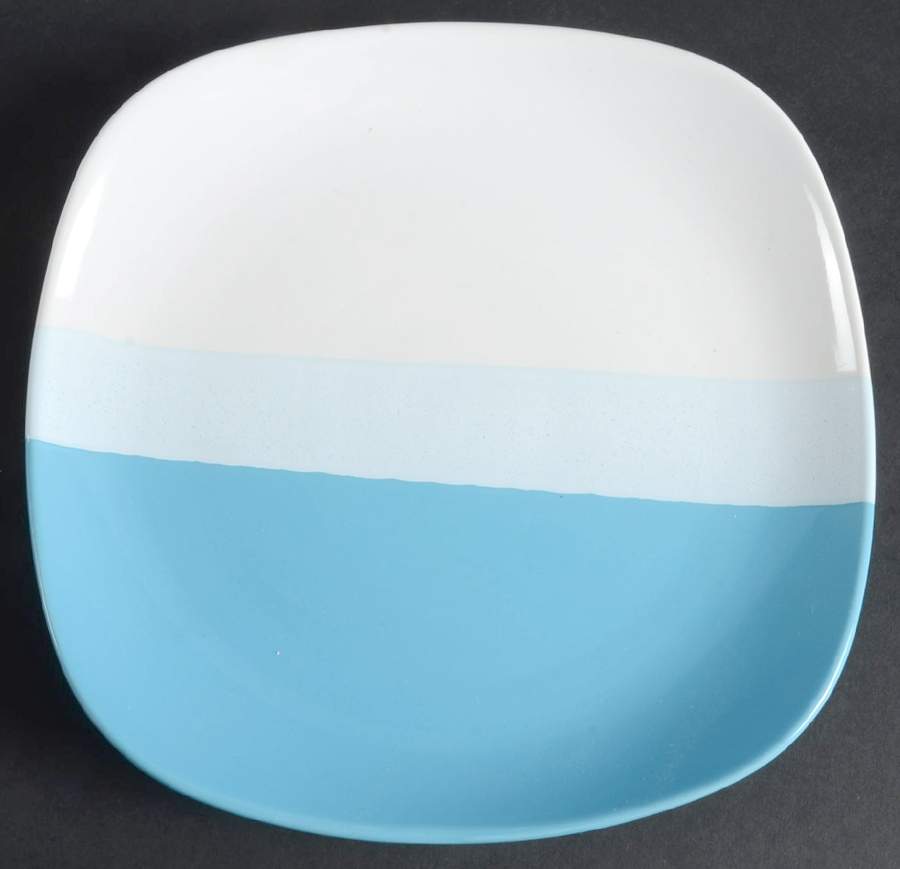 Surreal Hues Blue Salad Plate by Gibson Designs-1