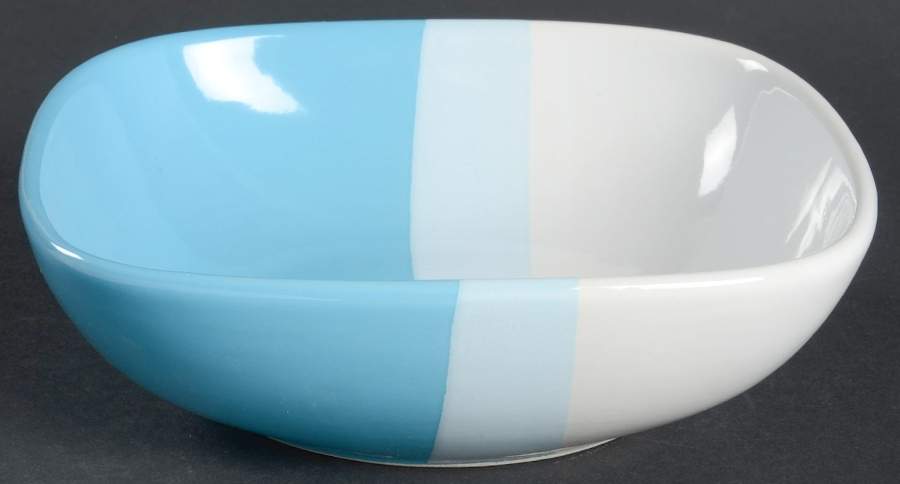 Surreal Hues Blue Soup/Cereal Bowl by Gibson Designs-1