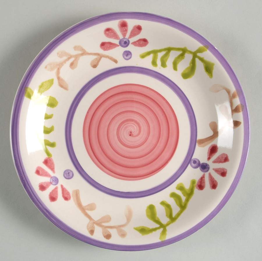 Gabrielle Bloom Salad Plate by Gibson Designs-1