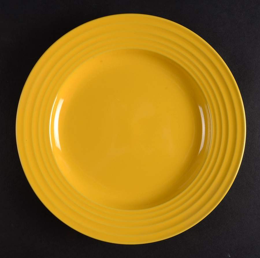 Stanza Yellow Salad Plate by Gibson Designs-1