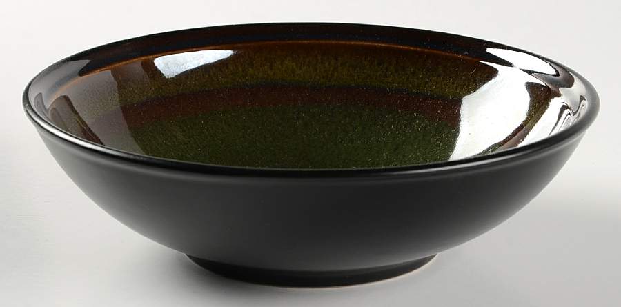 Tequesta Green Soup/Cereal Bowl by Gibson Designs-1