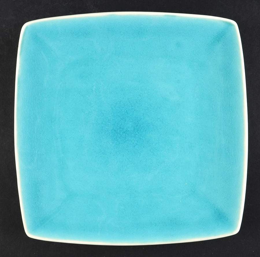 Urban Luxe Turquoise Salad Plate by Gibson Designs-1