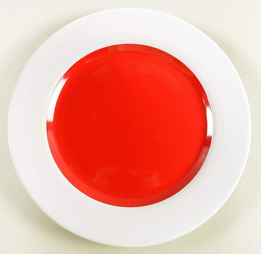 Style Deluxe Red Dinner Plate by Gibson Designs-1