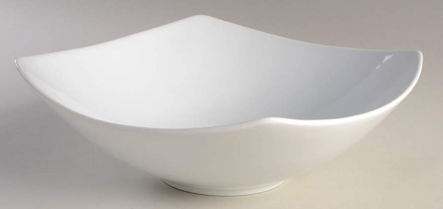 Gracious Dining 11" Large Square Salad Serving Bowl by Gibson Designs-1