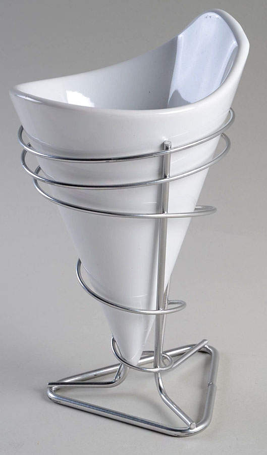 Gracious Dining French Fries Cup & Metal Stand by Gibson Designs-1