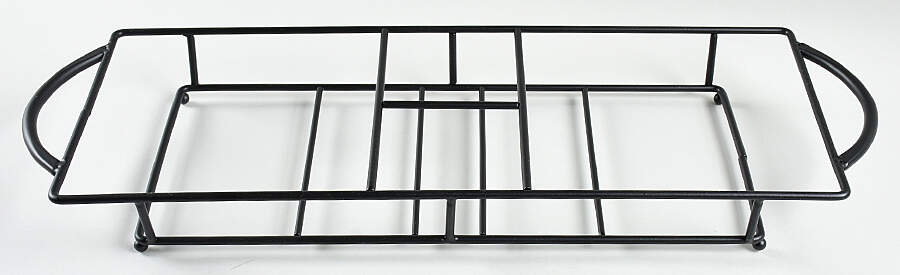Gracious Dining Metal Stand for (4 Section) Rectangular Server by Gibson Designs-1